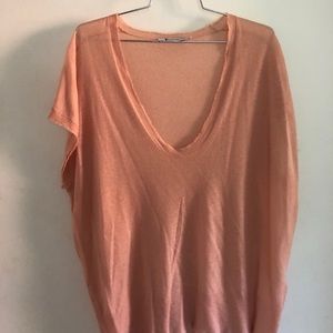 T Alexander Wang Scoop Neck Sweater Tank, S-M